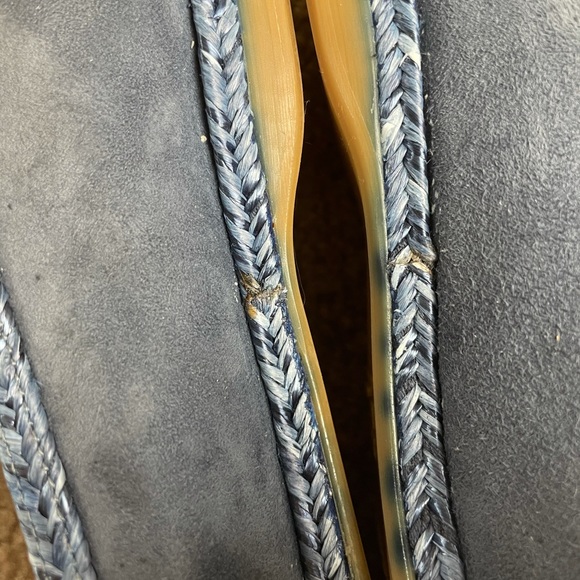 Stuart Weitzman Tipadrille Blue Jean Flats Size 7M - Picture 5 of 13